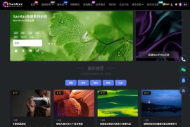 WordPress RiPro-V5美化 最骚主题SaoMax子主题